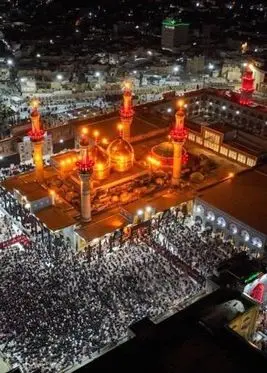 تصاویر هوایی زیبا از حرم مطهر کاظمین